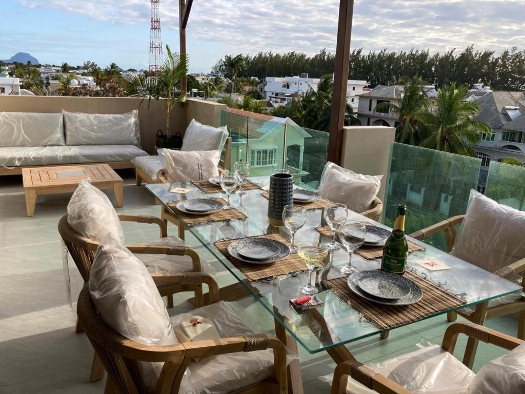 Splendide Penthouse Vue Mer A 5 Mn A Pied De La Plage Flic en Flac ภายนอก รูปภาพ
