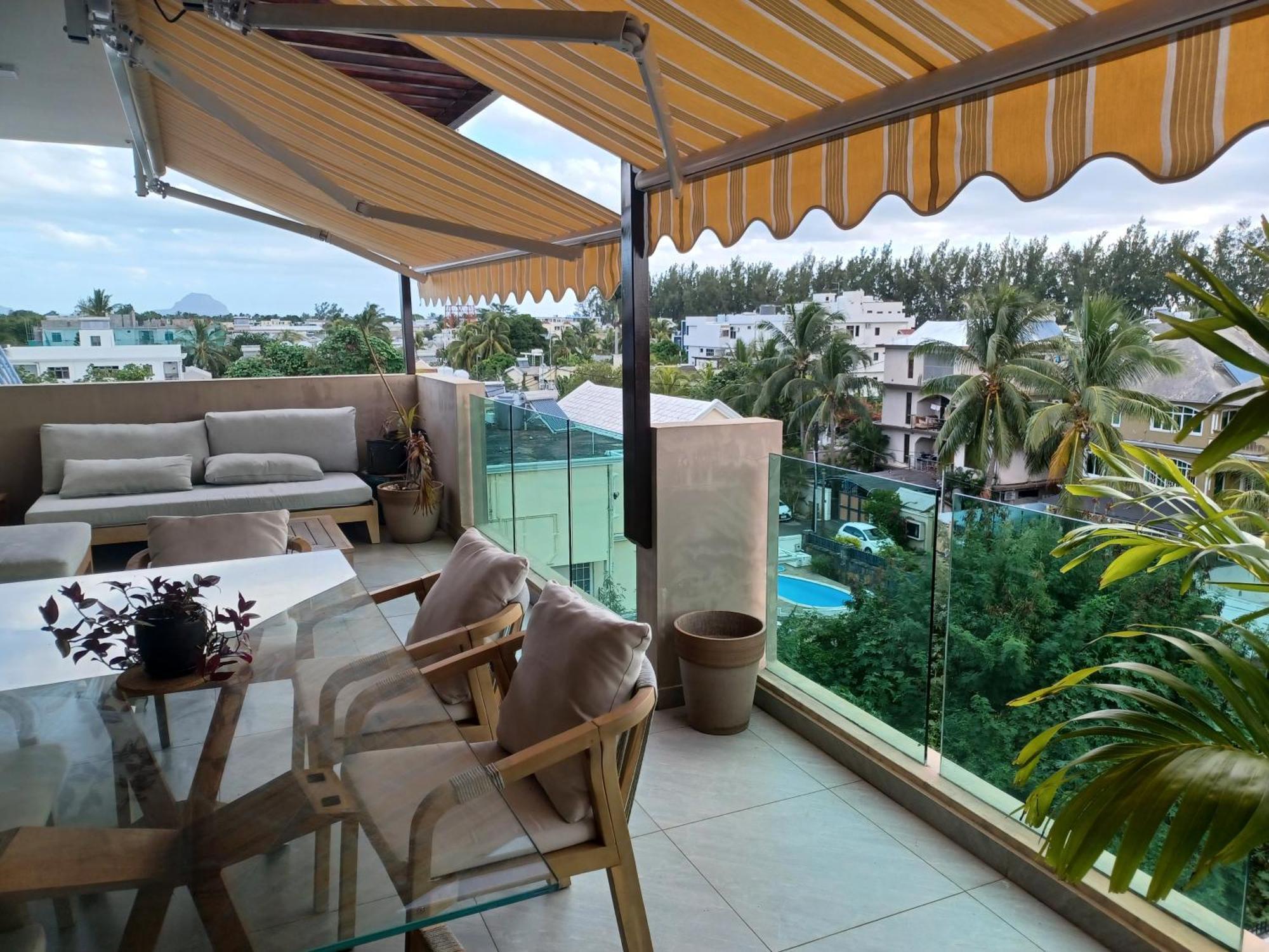 Splendide Penthouse Vue Mer A 5 Mn A Pied De La Plage Flic en Flac ภายนอก รูปภาพ
