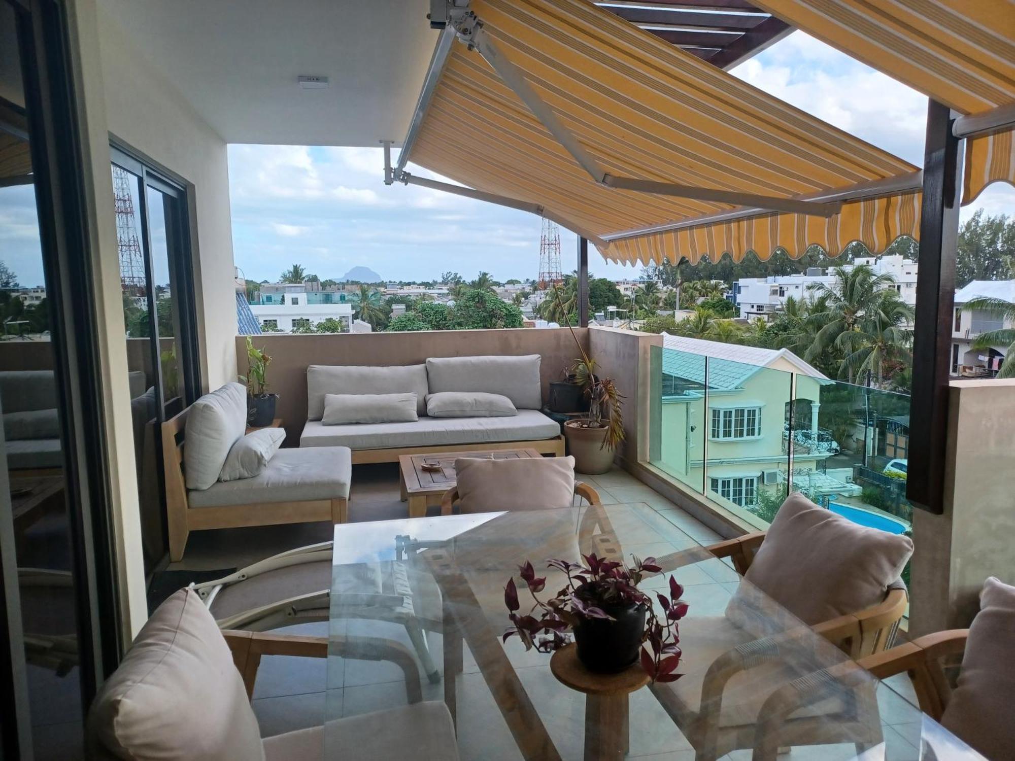Splendide Penthouse Vue Mer A 5 Mn A Pied De La Plage Flic en Flac ภายนอก รูปภาพ